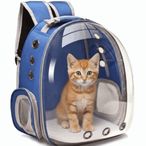 Maleta morral burbuja para mascotas